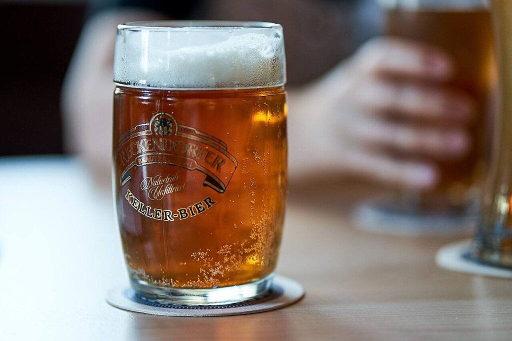 Brewery Schlossbrauerei Reckendorf, Kellerbier, Upper Franconia, Germany.jpg