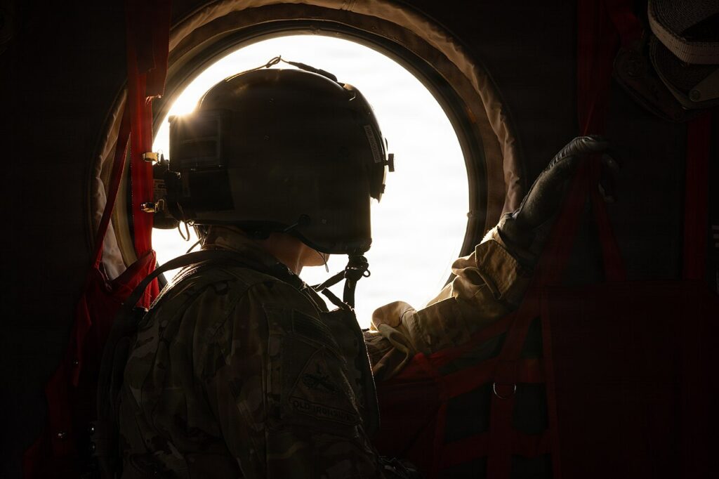 Bravo Company, 1-214th GSAB honors first sergeant with final flight over Neuschwanstein Castle (9550159).jpg