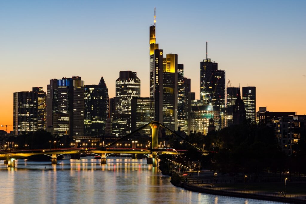 Frankfurt skyline Germany