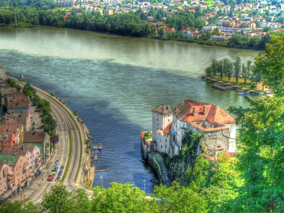 Passau Germany three rivers