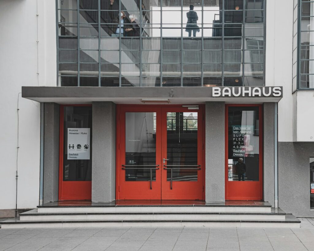 Bauhaus exhibition installation